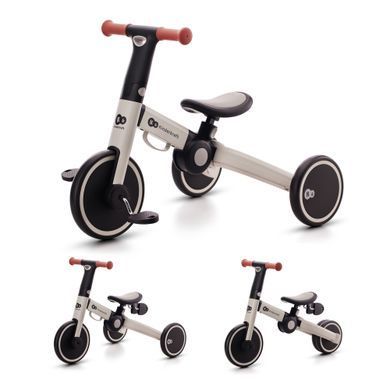 Триколісний велосипед 3 в 1 Kinderkraft 4TRIKE Silver Grey (KR4TRI22GRY0000) &mdash; купити в Bubbleshop