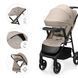 Прогулянкова коляска Kinderkraft Trig 3 Tray Beige (KSTRIG03BEG000T)