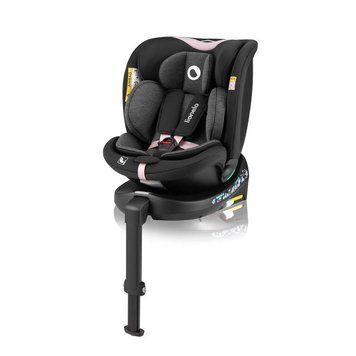 Дитяче автокрісло Lionelo NAVY I-size BLACK PINK &mdash; купити в Bubbleshop