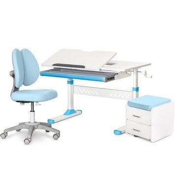 Комплект (L) Evo-Kids TH-310 Blue (парта+крісло+тумба)  &mdash; купити в Bubbleshop