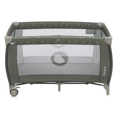 Ліжечко-манеж Lionelo SVEN PLUS BEIGE OLIVE &mdash; купити в Bubbleshop