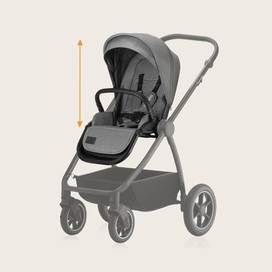 Універсальна коляска 2 в 1 Lionelo MERIL 2IN1 GREY STONE &mdash; купити в Bubbleshop