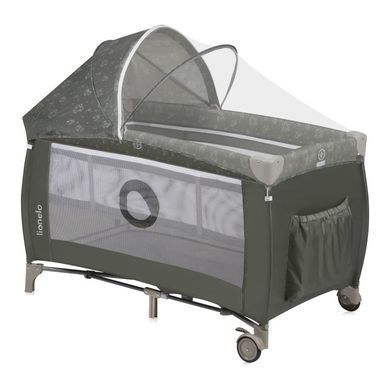Ліжечко-манеж Lionelo SVEN PLUS BEIGE OLIVE &mdash; купити в Bubbleshop