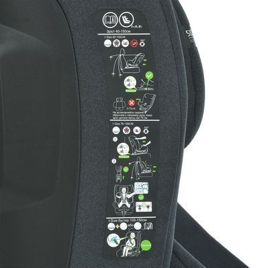 Автокрісло дитяче El Camino i-JOY ME 1205 Antracite &mdash; купити в Bubbleshop