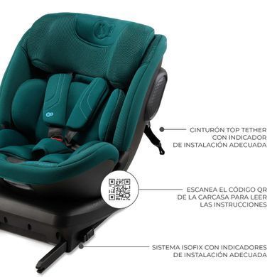 Автокрісло Kinderkraft Xpedition 3 i-Size Green (KCXPED03GRE0000) &mdash; купити в Bubbleshop