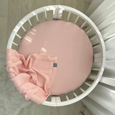 Простирадло дитяче Темна пудра 70х70 &mdash; купити в Bubbleshop