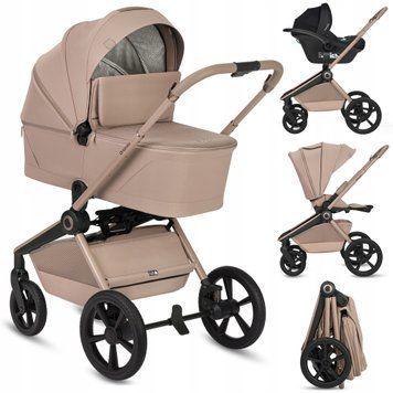 Універсальна коляска 3 в 1 Lionelo FREYA 3IN1 BEIGE SAND &mdash; купити в Bubbleshop
