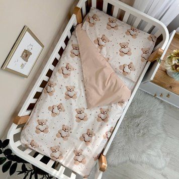 Змінна постіль Baby Mix Ведмедик із сердечком &mdash; купити в Bubbleshop