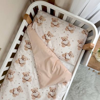 Змінна постіль Baby Mix Ведмедик із сердечком &mdash; купити в Bubbleshop