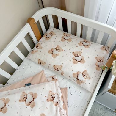 Змінна постіль Baby Mix Ведмедик із сердечком &mdash; купити в Bubbleshop