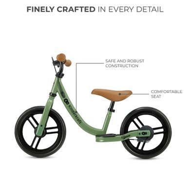 Біговел Kinderkraft Space Light Green (KRSPAC23GRE0000) &mdash; купити в Bubbleshop