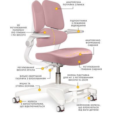 Дитяче крісло Mealux Trident Grey Y-617 DP &mdash; купити в Bubbleshop