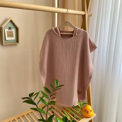 Пончо Муслін Пудра &mdash; купити в Bubbleshop