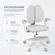 Дитяче крісло Fundesk Buono Grey з підлокітниками та підставкою для ніг