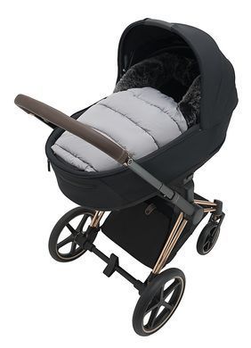 Зимовий конверт Bair Arctic owl grey сірий &mdash; купити в Bubbleshop