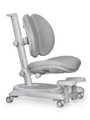 Дитяче ортопедичне крісло Mealux Ortoback Duo Base Grey &mdash; купити в Bubbleshop
