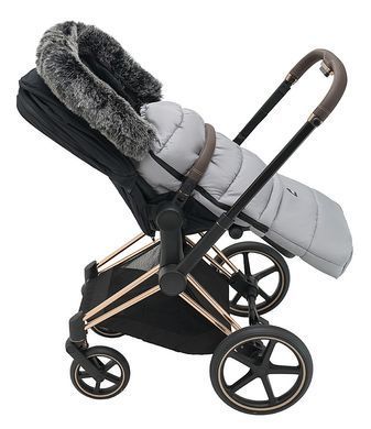 Зимовий конверт Bair Arctic owl grey сірий &mdash; купити в Bubbleshop