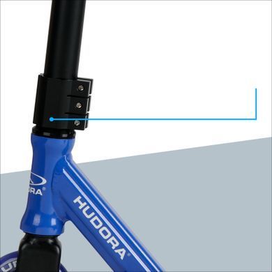 Трюковий самокат Hudora Stunt Scooter XQ-12 Blue (14025/01) &mdash; купити в Bubbleshop