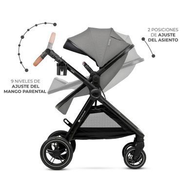 Універсальна коляска 2 в 1 Kinderkraft Esme Grey (KSESME00GRY2000) &mdash; купити в Bubbleshop