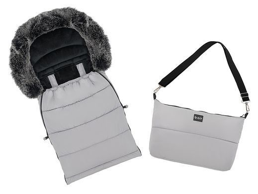 Зимовий конверт Bair Arctic owl grey сірий &mdash; купити в Bubbleshop