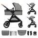 Універсальна коляска 2 в 1 Kinderkraft Esme Grey (KSESME00GRY2000)