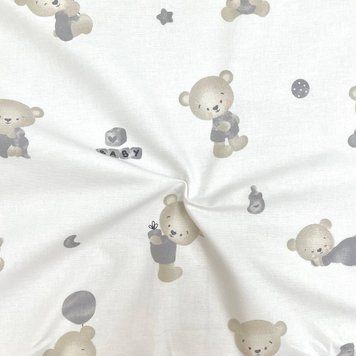 Непромокаюча пелюшка Поплін/Мембрана Ведмедики baby &mdash; купити в Bubbleshop
