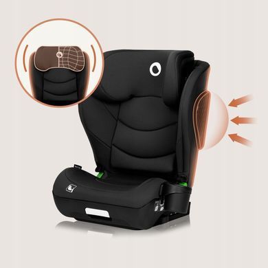 Дитяче автокрісло Lionelo NEAL I-SIZE BLACK CARBON &mdash; купити в Bubbleshop