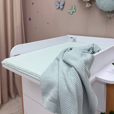 Матрацик на пеленальний столик світла мята 50х70+/-2 см &mdash; купити в Bubbleshop