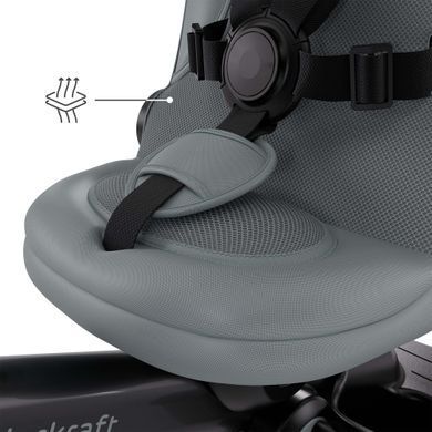 Триколісний велосипед Kinderkraft Aveo 2 Plus Grey (KRAVEO02GRY0000) &mdash; купити в Bubbleshop