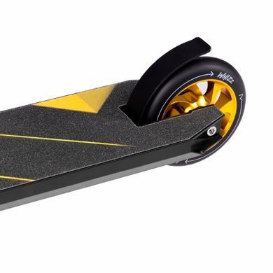 Дитячий самокат Lionelo WHIZZ BLACK CARBON YELLOW &mdash; купити в Bubbleshop