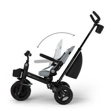 Триколісний велосипед Kinderkraft Aveo 2 Plus Grey (KRAVEO02GRY0000) &mdash; купити в Bubbleshop