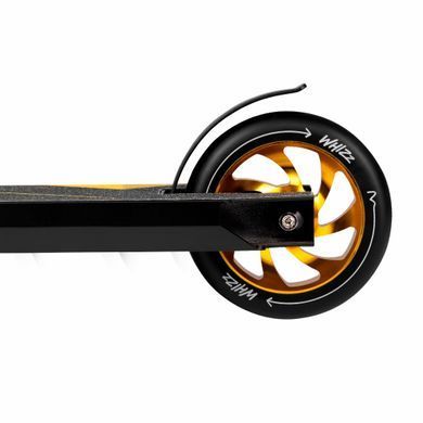 Дитячий самокат Lionelo WHIZZ BLACK CARBON YELLOW &mdash; купити в Bubbleshop