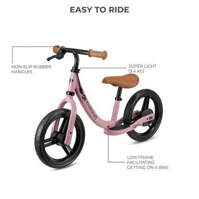 Біговел Kinderkraft Space Dark Pink (KRSPAC23PNK0000) &mdash; купити в Bubbleshop