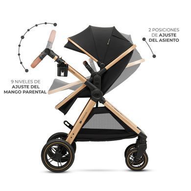 Універсальна коляска 2 в 1 Kinderkraft Esme Black (KSESME00BLK2000) &mdash; купити в Bubbleshop