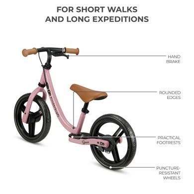 Біговел Kinderkraft Space Dark Pink (KRSPAC23PNK0000) &mdash; купити в Bubbleshop