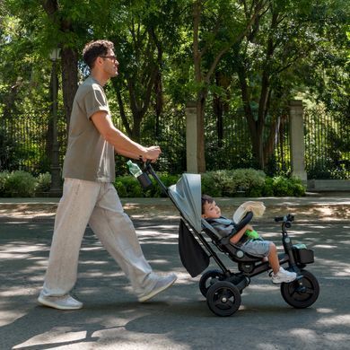 Триколісний велосипед Kinderkraft Aveo 2 Plus Grey (KRAVEO02GRY0000) &mdash; купити в Bubbleshop