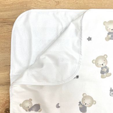 Непромокаюча пелюшка Поплін/Мембрана Ведмедики baby &mdash; купити в Bubbleshop