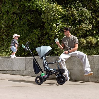 Триколісний велосипед Kinderkraft Aveo 2 Plus Grey (KRAVEO02GRY0000) &mdash; купити в Bubbleshop