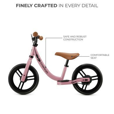 Біговел Kinderkraft Space Dark Pink (KRSPAC23PNK0000) &mdash; купити в Bubbleshop