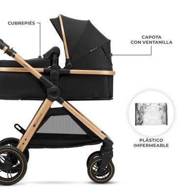 Універсальна коляска 2 в 1 Kinderkraft Esme Black (KSESME00BLK2000) &mdash; купити в Bubbleshop