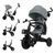 Триколісний велосипед Kinderkraft Aveo 2 Plus Grey (KRAVEO02GRY0000) &mdash; купити в Bubbleshop
