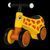 Біговел Lionelo SAMMY YELLOW HONEY &mdash; купити в Bubbleshop