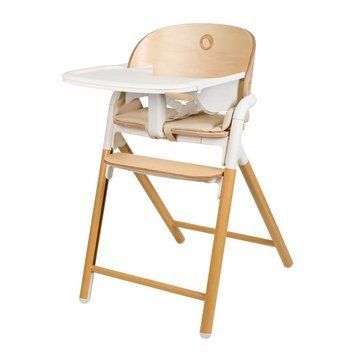 Стілець для годування Lionelo CELIA WHITE NATURAL WOOD &mdash; купити в Bubbleshop