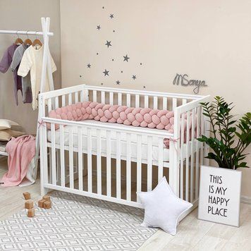 Бортик-коса пудра 4 плетіння &mdash; купити в Bubbleshop
