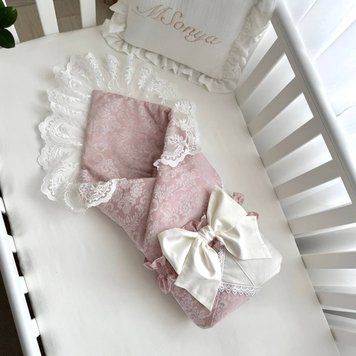 Плед-конверт De Lux пудра &mdash; купити в Bubbleshop