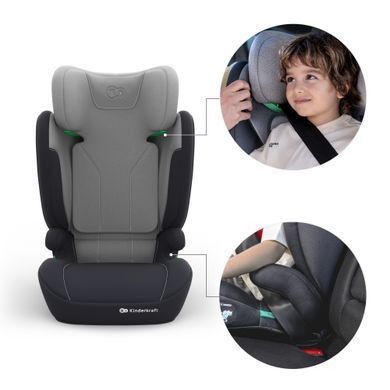 Автокрісло Kinderkraft i-Spark 2 Plus i-Size Grey (KCISPA02GRYPL00) &mdash; купити в Bubbleshop