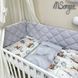 Комплект постільної білизни для новонародженого Baby Mix Тедді сірий