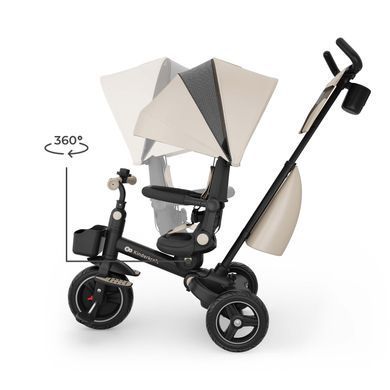Триколісний велосипед Kinderkraft Spinstep 2 Plus Beige (KRSPST02GREPL00) &mdash; купити в Bubbleshop