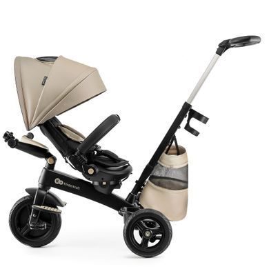 Триколісний велосипед Kinderkraft Easytwist Beige (KREASY00BEG0000) &mdash; купити в Bubbleshop