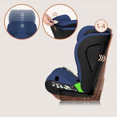 Дитяче автокрісло Lionelo NEAL I-SIZE BLUE NAVY &mdash; купити в Bubbleshop